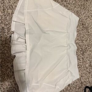 White Pleated Skirt